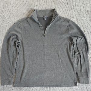 Van Heusen Men's Charcoal Zip-Up Sweater
